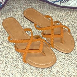 Brown sandles